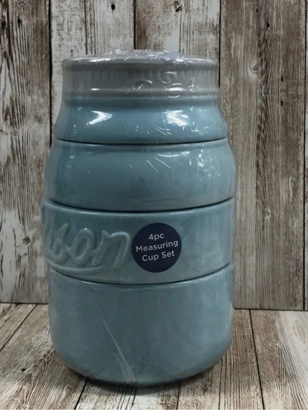 Mason Jar Stackable Measuring Cup Set